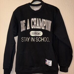 Champion Black Crewneck Sweater